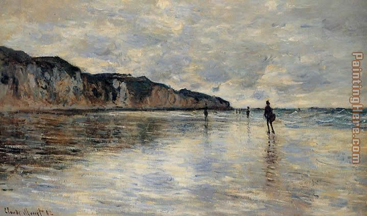 Claude Monet Low Tide at Pourville